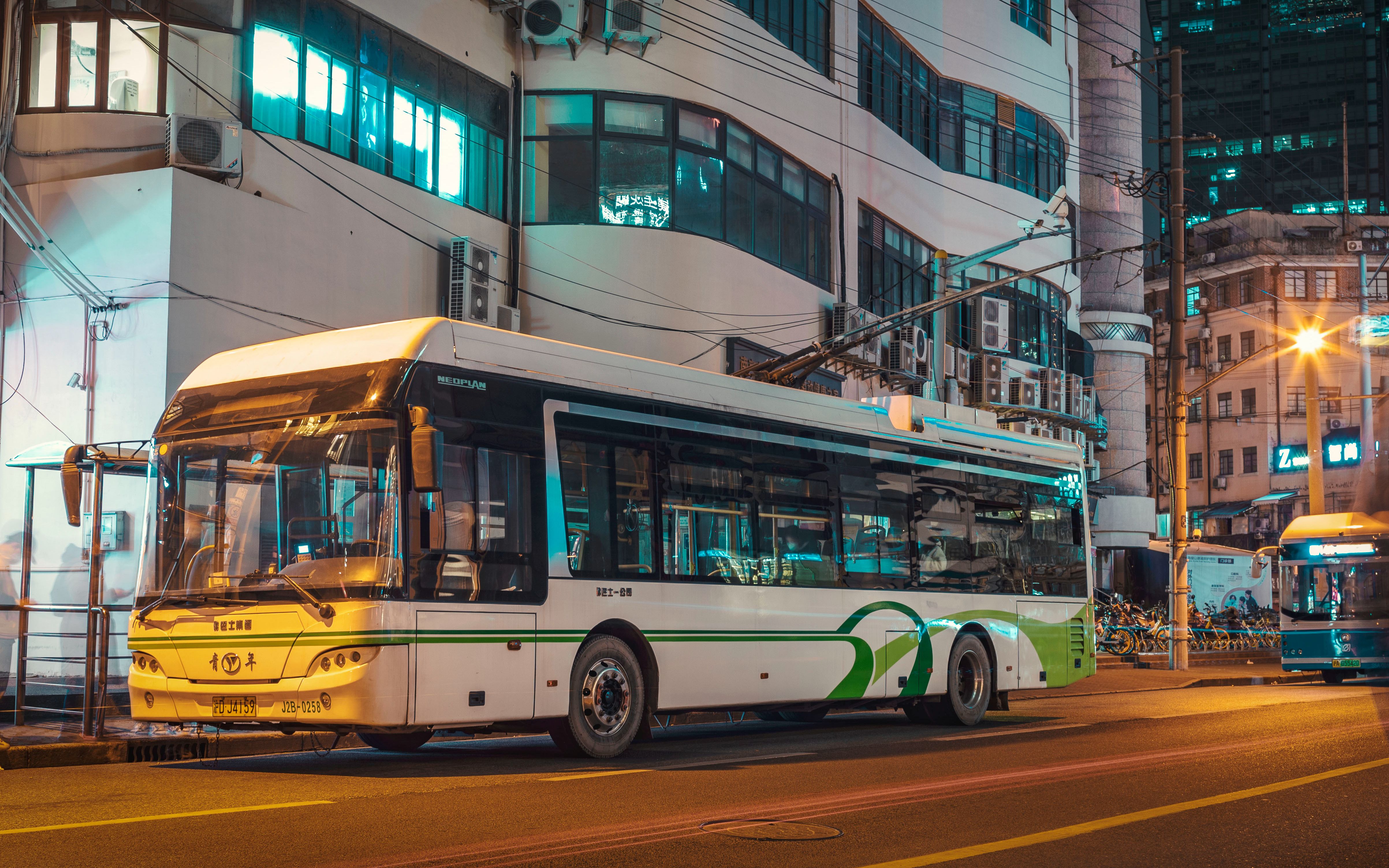 上海公交14路S5A-0001 江浦路中山北二路清客回場(chǎng)記